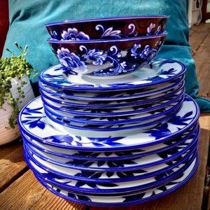 SOLD Pier One Dinnerware Set